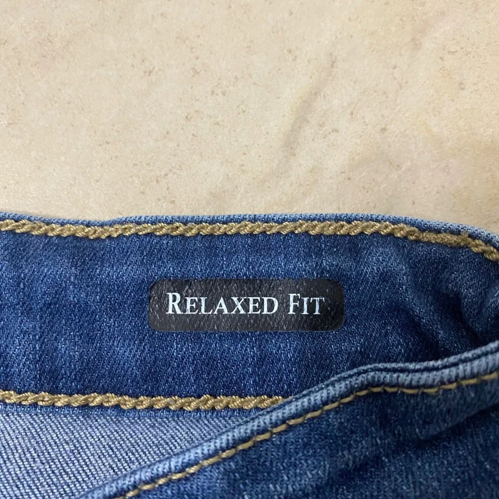 Judy Blue Relaxed Fit High Waist Skinny Jeans Medium Wash Distressed RawHem 3/26